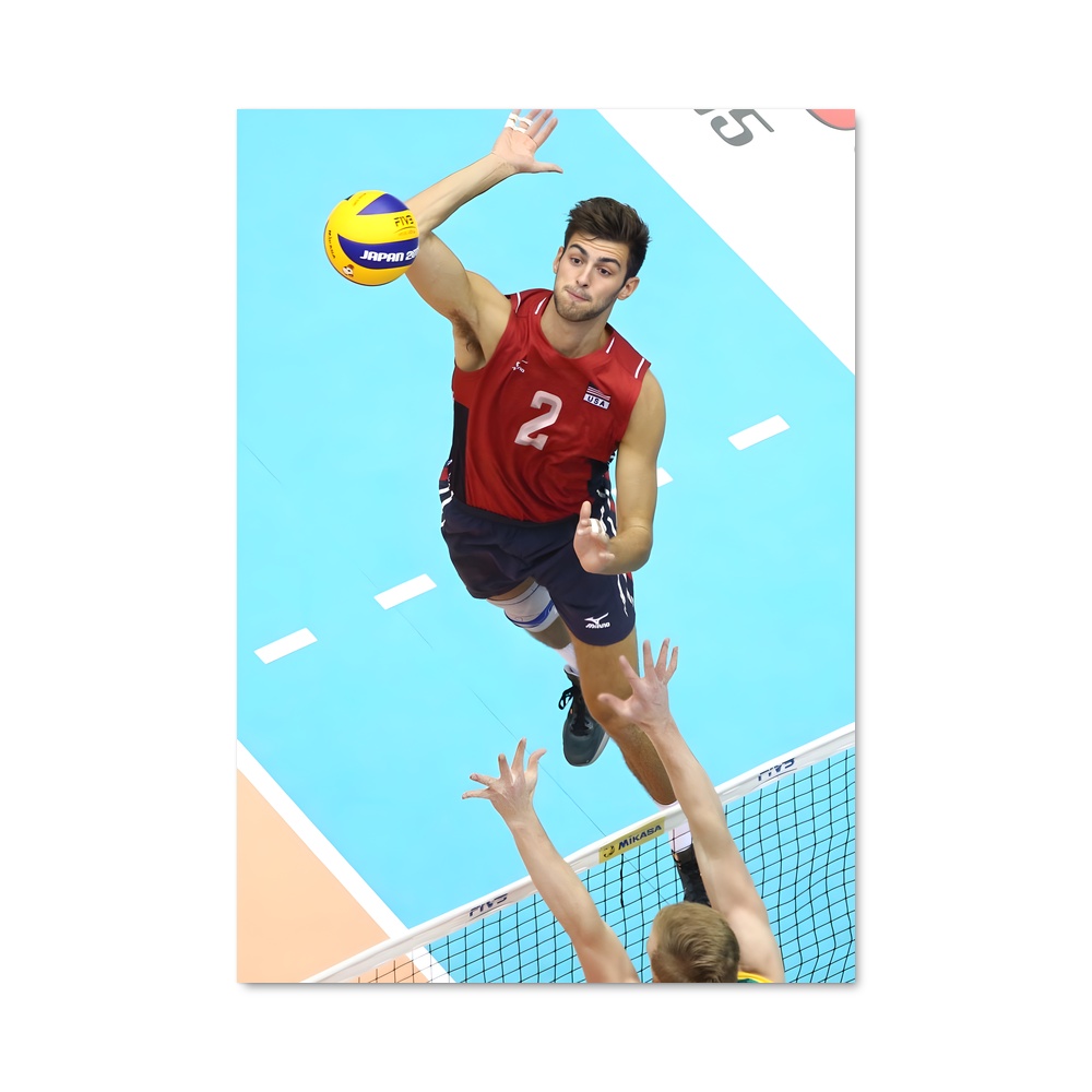 Poster Volée Épique – affiche Volleyball